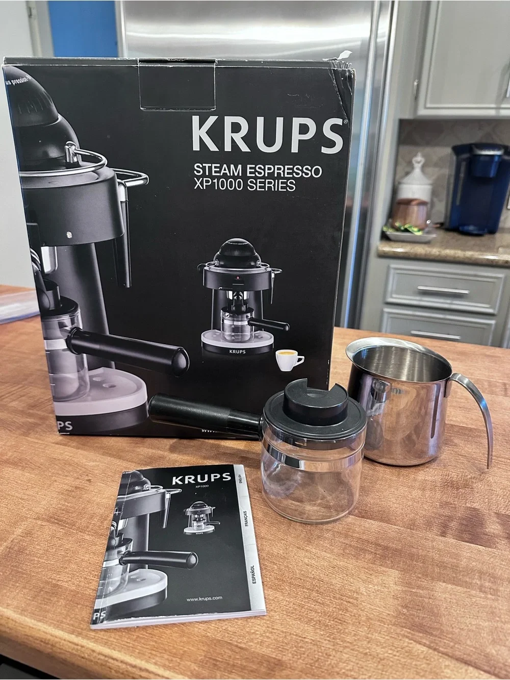 KRUPS Steam Espresso Maker XP1000 Series - Black NEW IN BOX